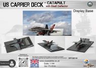 1:144 Catapult with Blast Deflector display base